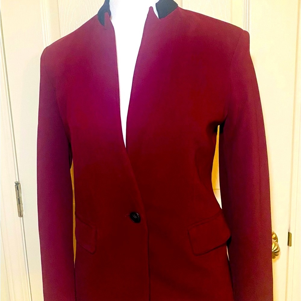 Rag & Bone Burgundy Blazer, Size 0
